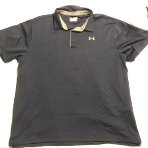 Navy Blue Under Armour UA Polo Sise 2XL